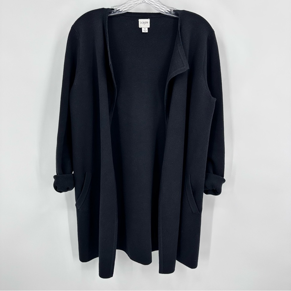 J. Crew Vanessa Knit Blazer Cardigan Black Size S
